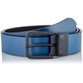 Levi's Men's Reversible Core Metal Belt, Navy Blue, 100 cm