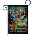 Breeze Decor It's Surfing Garden 2-Sided Polyester 18.5 x 13 in. Garden flag in Black | 18.5 H x 13 W in | Wayfair BD-BN-G-106093-IP-BO-D-US21-BD