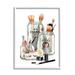 House of Hampton® 'Fashion Brand Makeup in Mason Jars Glam Design' by Ziwei Li - Graphic Art Print Wood in Brown | 30 H x 24 W x 0.5 D in | Wayfair