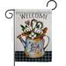 Arlmont & Co. 2-Sided Polyester 1'5 x 1 ft. Garden Flag in Gray/Black | 18.5 H x 13 W in | Wayfair ABC81D0983514B44AFA3D53EB37AED70