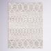 Gray 108 x 0.4 in Area Rug - Wade Logan Ganta Moroccan Handmade Flatweave Wool Charcoal/Cream Area Rug Wool | 108 W x 0.4 D in | Wayfair