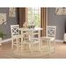 Red Barrel Studio® Tartys 2 - Person Counter Height Dining Set Wood in White | Wayfair 4842AE62A86F42E4B644DA04B72A86CE