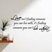 Winston Porter Climer Love Isn't Finding Someone You can Live With, It's Finding Someone You Can't Live Without Wall Decal Vinyl in Black | Wayfair