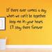 Winston Porter Douthat If There Ever Comes a Day When We Can't be Together Winnie the Pooh Wall Decal Vinyl in Black | 13 H x 22 W in | Wayfair