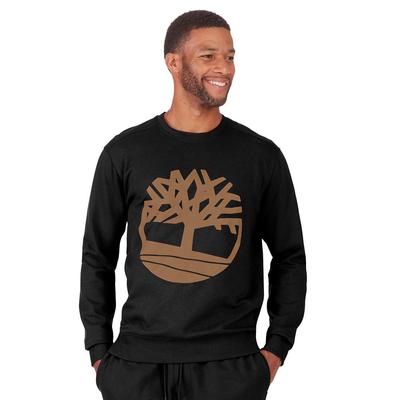 Timberland Core Tree Crewneck Sweatshirt (Size M) Black, Cotton