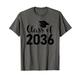 Class of 2036 Grow With Me - Handprints Go on the Back T-Shirt