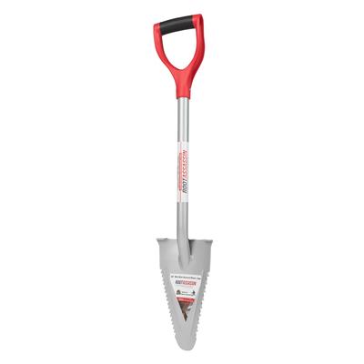 ROOT ASSASSIN Carbon Steel Shovel, 32-Inch, Red - N/A