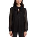 ESPRIT Women's 110EE1F317 Blouse, 003/Black 3, 14