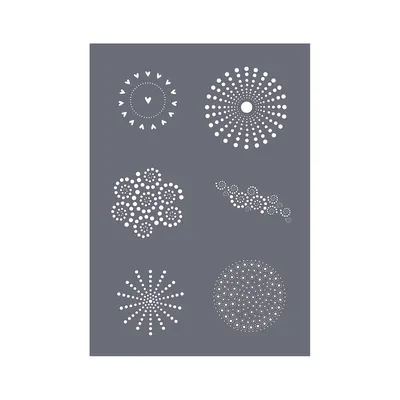 Rayher Siebdruck-Schablone Dots Image