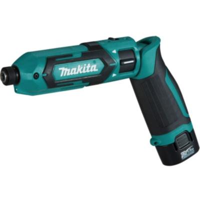 Makita - Akku-Knickschlagschrauber TD022DSE, 7,2V, 2x 1,5 Ah und Ladegerät in Tasche