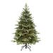 Puleo International Pre-Lit 4.5' Slim Colorado Blue Spruce Artificial Christmas Tree