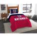 The Northwest Company MLB Washington Nationals Grandslam Blue, Red, and White Twin 2-piece Comforter Set