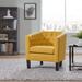 BELLEZE Upholstered Tufted Club Chair Arm Chair