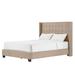 Melina Tufted Linen Wingback Platform Bed by iNSPIRE Q Bold