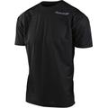Troy Lee Designs Skyline Solid Bicycle T-Shirt, black, Size L