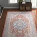 Blue/Brown 31 x 0.04 in Area Rug - Langley Street® Chavarria Oriental Blue/Brown/Beige Area Rug Polyester | 31 W x 0.04 D in | Wayfair