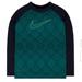 Nike Shirts & Tops | Nike Little Boys Dri-Fit Long Sleeve T Teal Size 5 | Color: Black/Blue | Size: 5b