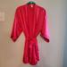 Victoria's Secret Intimates & Sleepwear | Bright Hot Pink Victoria's Secret Silk Robe | Color: Pink | Size: S