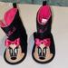 Disney Shoes | Disney Minnie Mouse Slippers | Color: Black | Size: Baby 9-12 Months