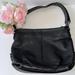 Coach Bags | Coach Black Pebble Leather Shoulder Bag | Color: Black/Silver | Size: 13 X 4.5 X 10