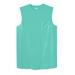 Men's Big & Tall Shrink-Less™ Longer-Length Lightweight Muscle Pocket Tee by KingSize in Tidal Green (Size 5XL) Shirt