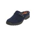 Extra Wide Width Women's The Joy Slip On Mule by Comfortview in Navy (Size 7 1/2 WW)