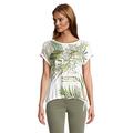 Betty Barclay Women's 2766/2238 T-Shirt, Cream/Green, 22