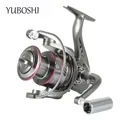 YUBOSHI Marque YO1000-12000 Spinning Reel 5.2:1 5-12KG Max Drag Bobine En Métal Bouton Spinning