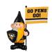 Pittsburgh Penguins Flag Holder Gnome