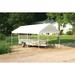 ShelterLogic 10 Ft. W x 20 Ft. D Canopy Metal | 114.4 H x 119.6 W x 239.8 D in | Wayfair 23539