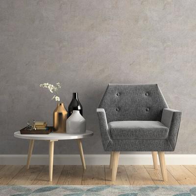 Grey and Brown Faux Cement Texture Peel and Stick Removable Wallpaper 7550