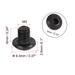 M5x6mm Hex Socket Button Head Cap Bolts Screws Stainless Steel 200pcs - Black