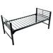 Latitude Run® Blantex University 2" Heavy Duty Steel Bunk-able Platform Frame Bed Metal in Black | 36.25 H x 40 W x 87 D in | Wayfair