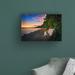 Highland Dunes Watching the Dawn by Tracie Louise - Wrapped Canvas Photograph Canvas, Wood in Black/Blue/Brown | 12 H x 19 W x 2 D in | Wayfair