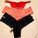 Victoria's Secret Intimates & Sleepwear | 3 Victoria Secret Woman Panties | Color: Blue/Red | Size: M