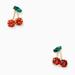 Kate Spade Jewelry | Kate Spade Ma Cherie Red Cherry Stud Earrings | Color: Green/Red | Size: Os