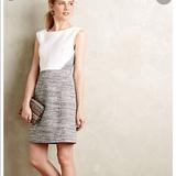 Anthropologie Dresses | Anthropologie Shift Dress | Color: Gray/White | Size: 6