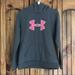Under Armour Shirts & Tops | Girls Under Armour Hoodie Size Xl | Color: Gray/Pink | Size: Xlg