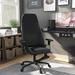 Joseff Black Faux Leather Reclining Gaming Chair by Furniture of America