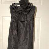 J. Crew Dresses | J Crew Black Sleeveless Dress With Bow Design. | Color: Black | Size: 2