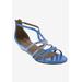 Wide Width Women's Gwen Sandal by Bellini in Blue (Size 7 1/2 W)