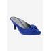 Wide Width Women's Cheer Mule by Bellini in Royal Blue Micro Suede (Size 9 W)