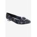 Women's Frilly Loafer by Bellini in Black Floral Textile (Size 11 M)