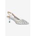 Women's Diyara Slingback Pump by J. Renee in Gray (Size 6 1/2 M)