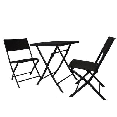 3 Pieces Patio Set by Saint Birch in Black