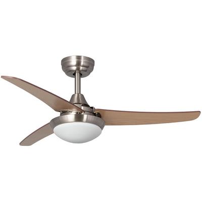 Deckenventilator Lautlos Neil, Effekt Holz 107cm DC-Motor, Silber Image
