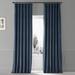 Exclusive Fabrics Signature Plush Velvet Hotel Blackout Curtains (1 Panel) - Luxury Soft Drapery for Light Control & Elegance