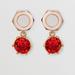 Burberry Jewelry | Burberry Nut & Bolt Rose Gold Drop Earrings | Color: Gold/Red | Size: Os