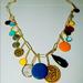 Anthropologie Jewelry | Anthropologie Coin Charm Necklace. Euc. Worn Once | Color: Gold | Size: Os
