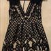 Free People Dresses | Beautiful Free People Dress, Above The Knee | Color: Black/Tan | Size: 2